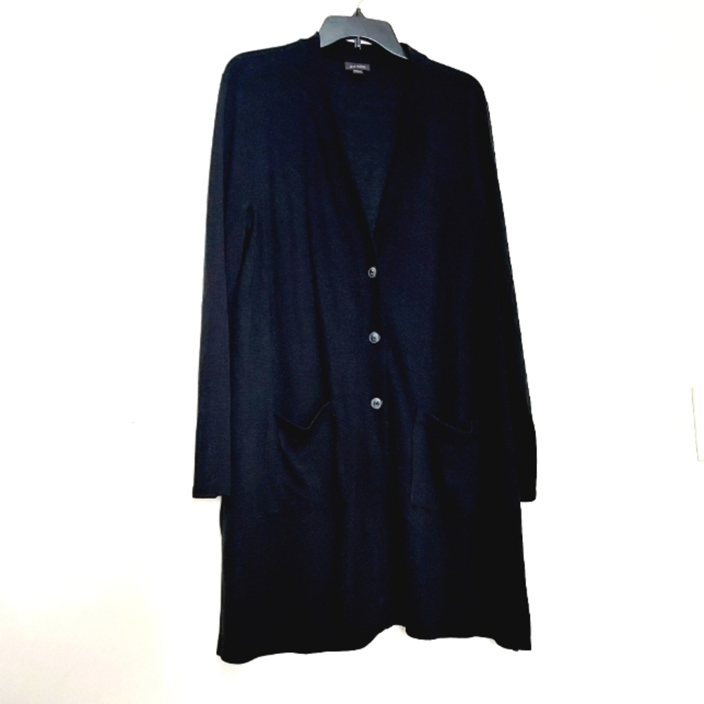 J Jill Wearever Collection Long Knit Cardigan Sz-L